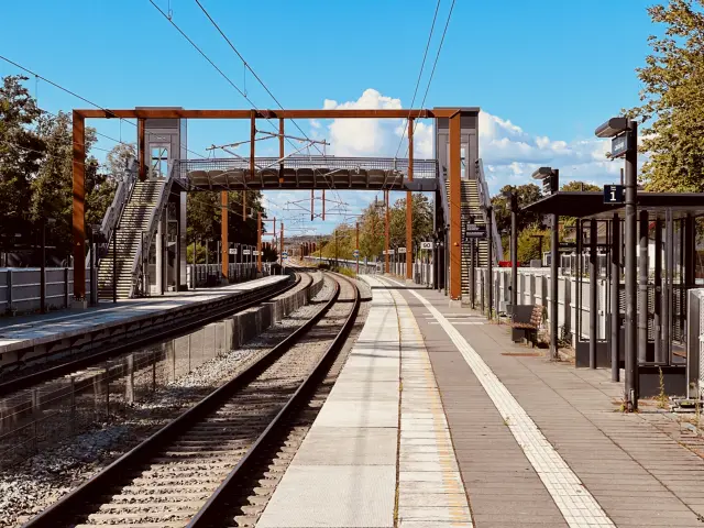 Billede af Eskilstrup Station.