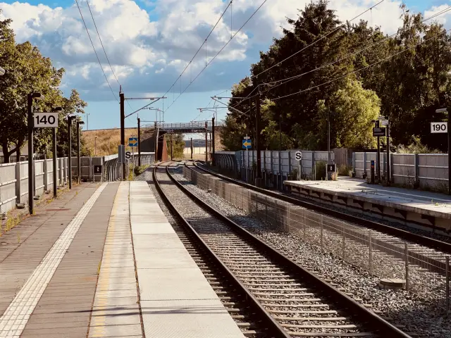 Billede af Eskilstrup Station.