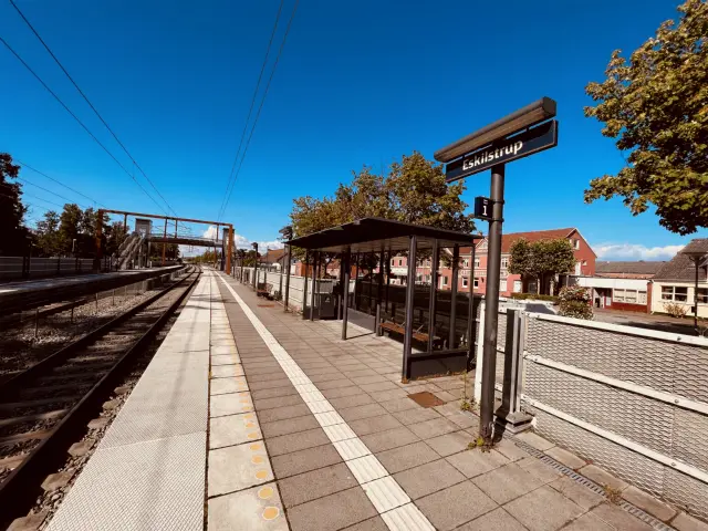 Billede af Eskilstrup Station.
