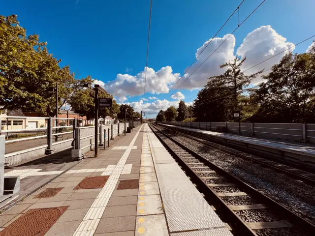 Billede af Eskilstrup Station.