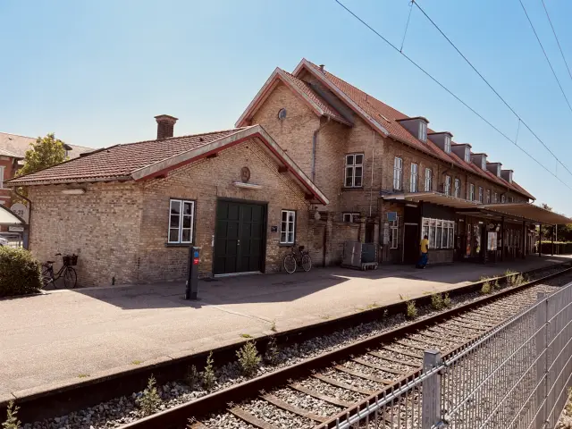Billede af Haslev Station.