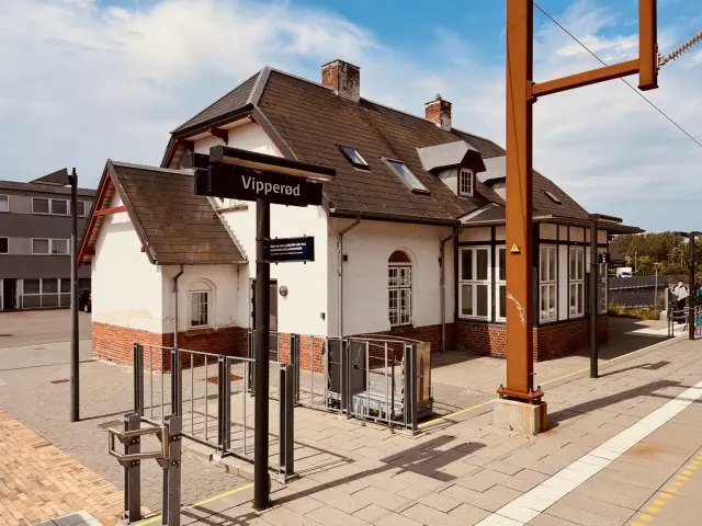 Billede af Vipperød Station.