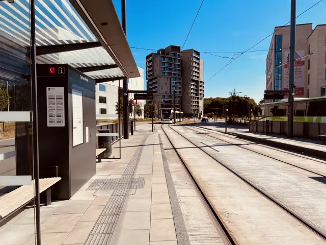Billede af Cortex Park Letbanestation.