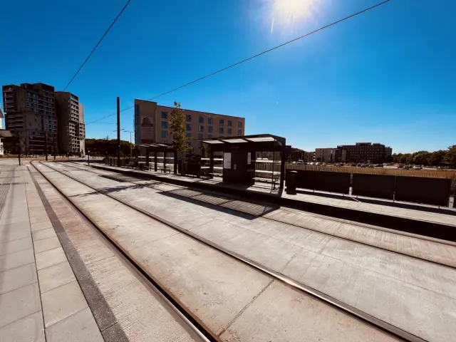 Billede af Cortex Park Letbanestation.