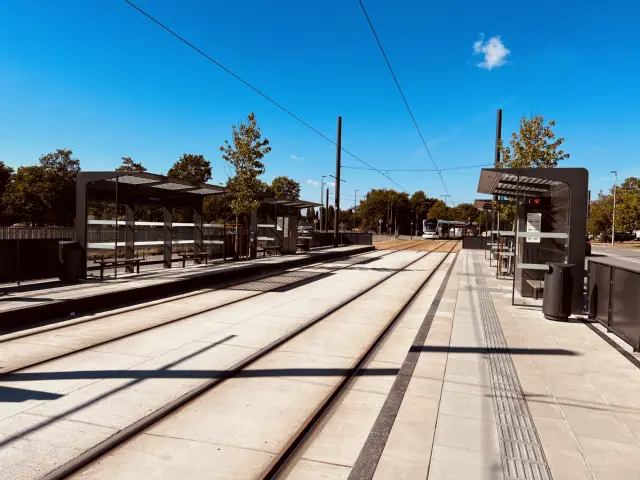 Billede af Cortex Park Letbanestation.