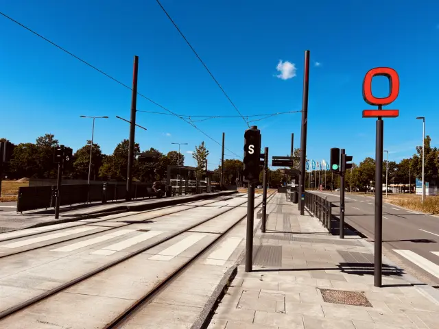 Billede af Cortex Park Letbanestation.