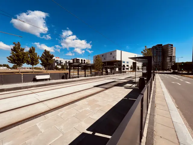 Billede af Cortex Park Letbanestation.