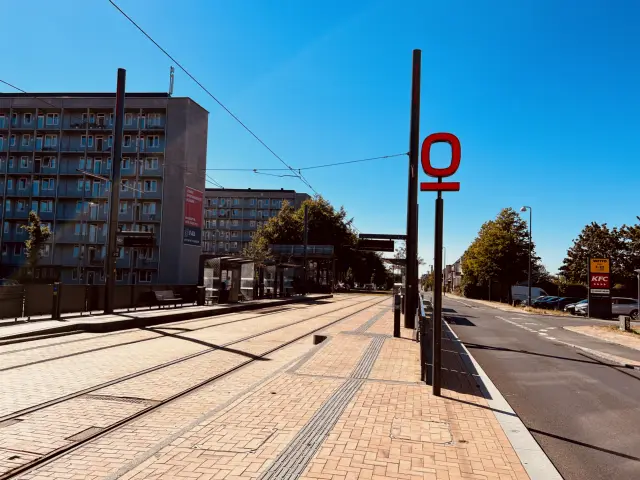 Billede af Korsløkke Letbanestation.