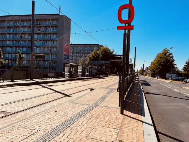 Billede af Korsløkke Letbanestation.