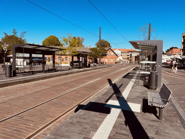 Billede af Benedikts Plads Letbanestation.