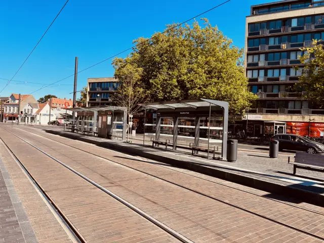 Billede af Benedikts Plads Letbanestation.