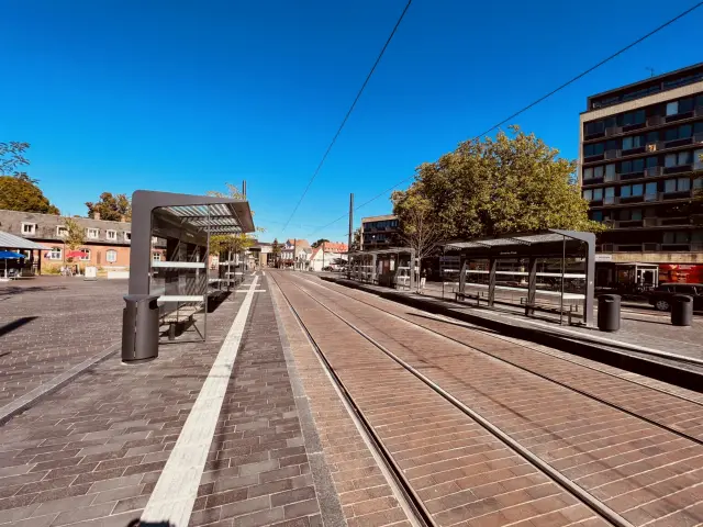 Billede af Benedikts Plads Letbanestation.