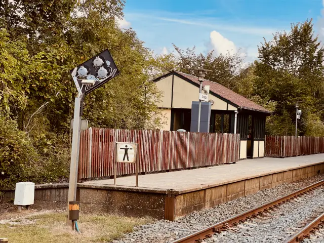 Billede af Avnede Station.