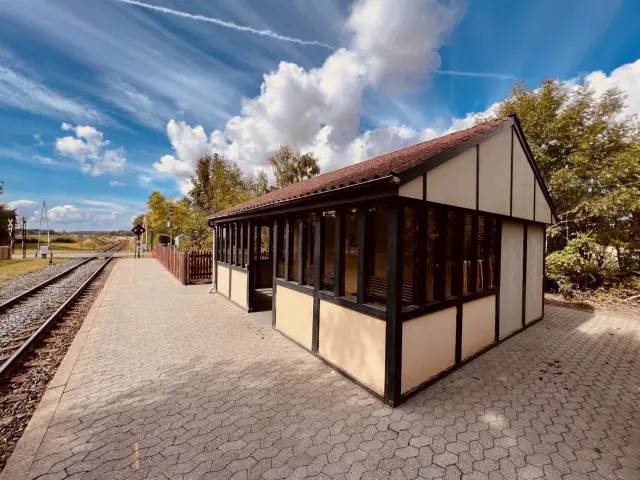 Billede af Avnede Station.