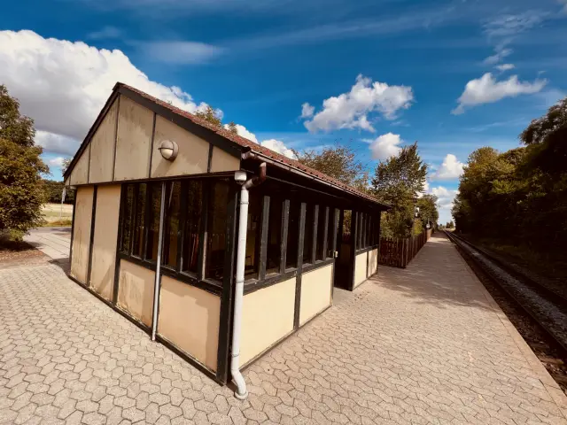 Billede af Avnede Station.