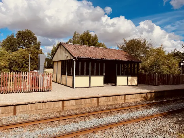 Billede af Avnede Station.