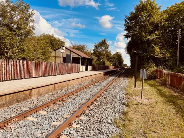Billede af Avnede Station.