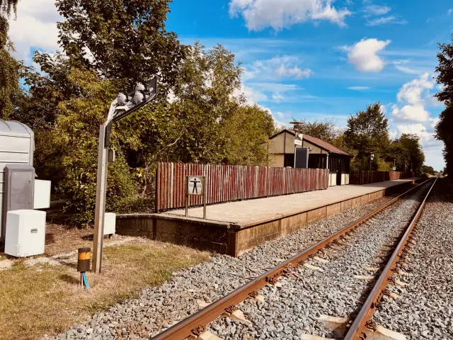 Billede af Avnede Station.