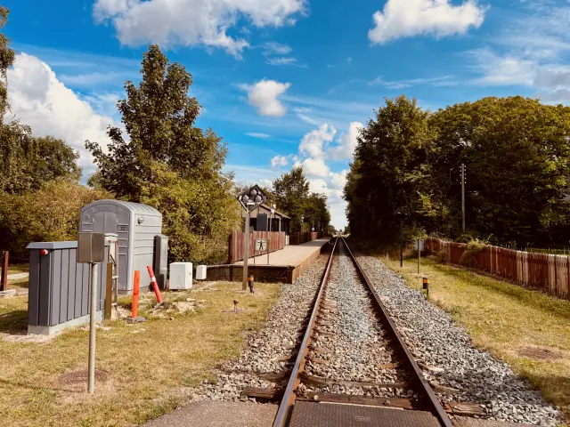 Billede af Avnede Station.