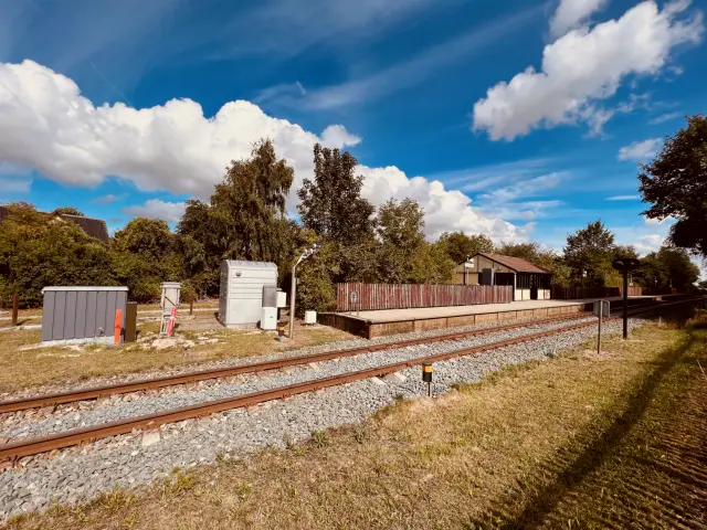 Billede af Avnede Station.