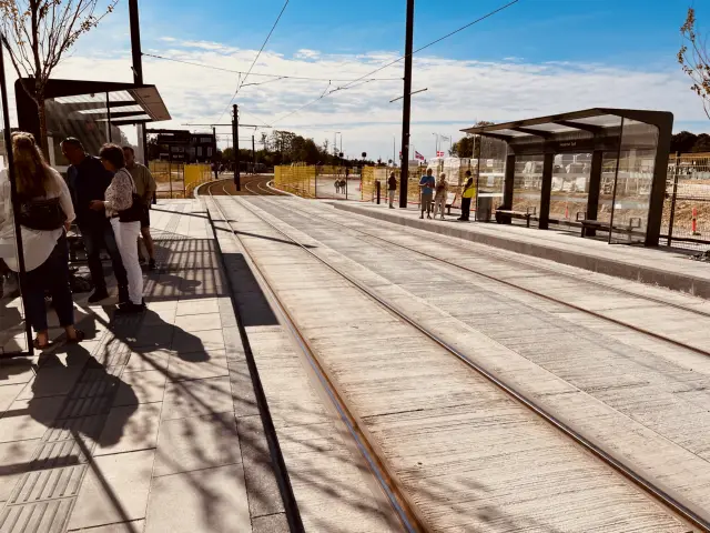 Billede af Hospital Syd Letbanestation.