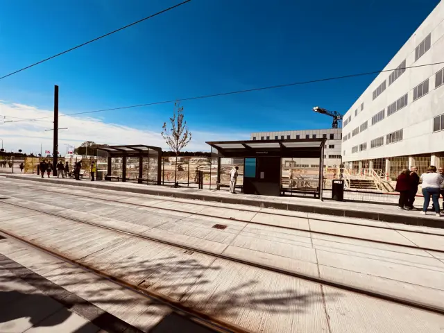 Billede af Hospital Syd Letbanestation.