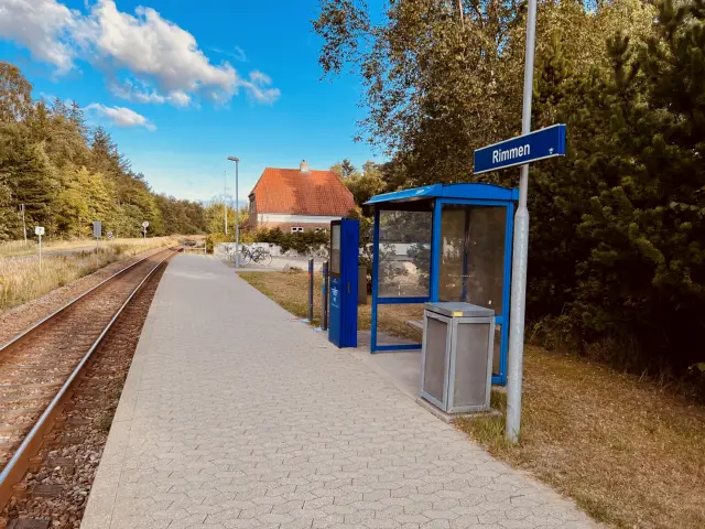 Billede af Rimmen Station.