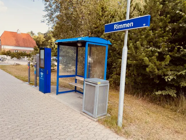Billede af Rimmen Station.