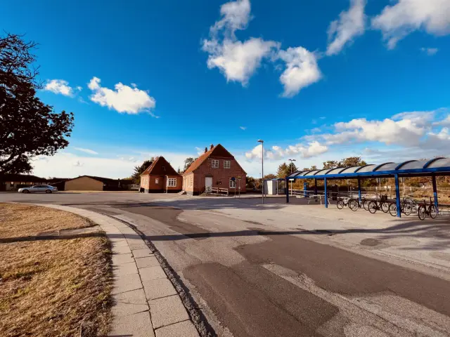 Billede af Ålbæk Station.