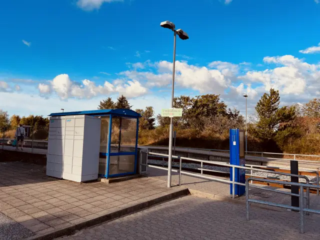 Billede af Ålbæk Station.