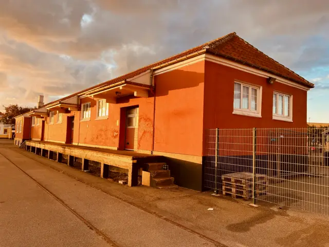 Billede af Skagen Stations varehus.