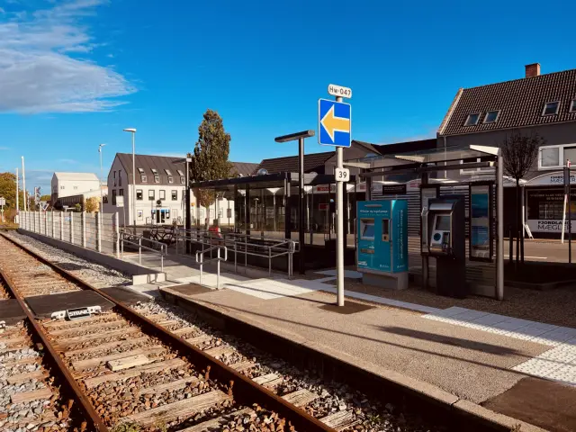 Billede af Hvidbjerg Station.