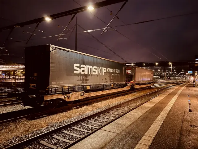 Billede af Odense Banegård Centers sporareal.