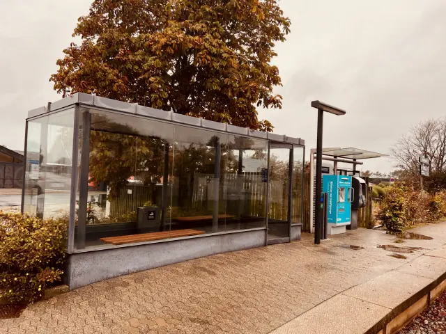 Billede af Humlum Station.