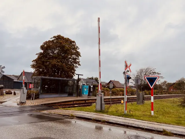 Billede af Humlum Station.