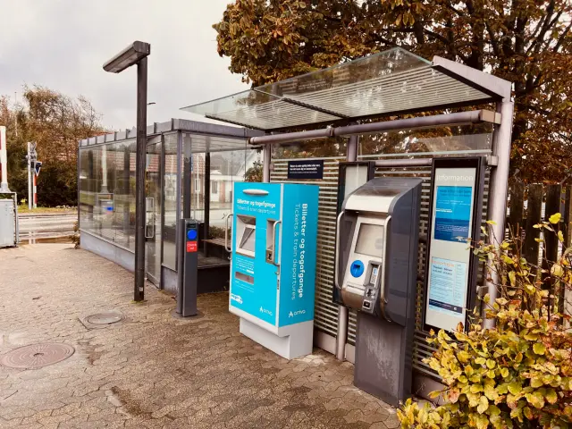Billede af Humlum Station.