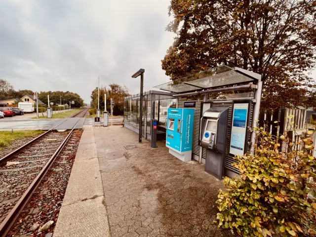 Billede af Humlum Station.