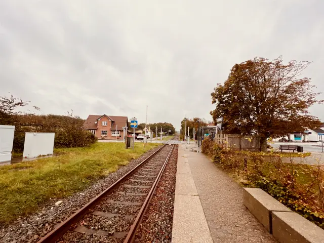 Billede af Humlum Station.