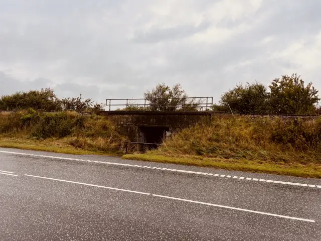 Billede af Bremdal Trinbræt - Trinbræt er nedrevet, men Bremdal Trinbræt har ligget her.