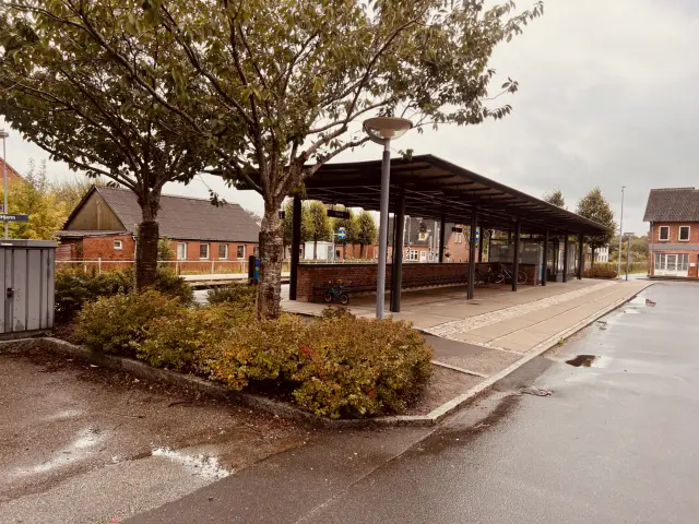 Billede af Hjerm Station.