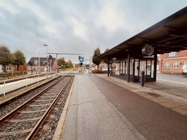 Billede af Hjerm Station.