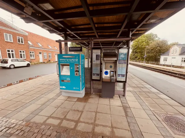 Billede af Hjerm Station.