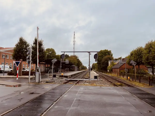 Billede af Hjerm Station.