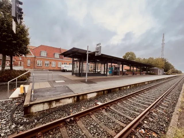 Billede af Hjerm Station.