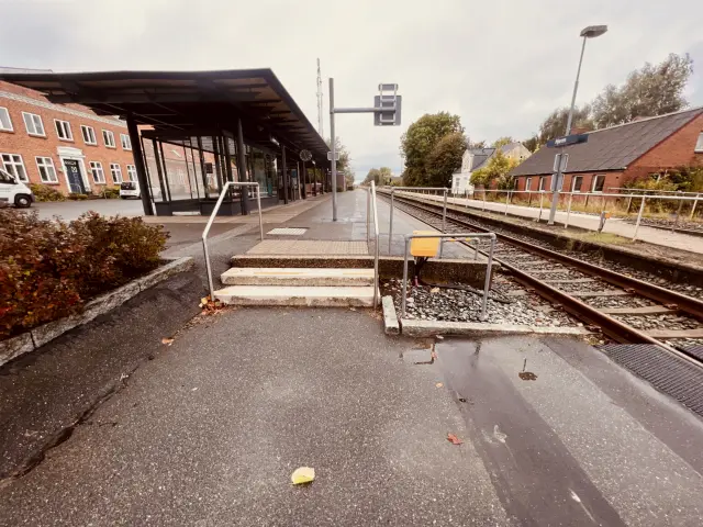 Billede af Hjerm Station.