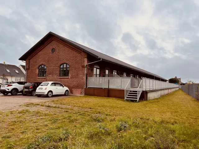Billede af Holstebro Stations varehus.