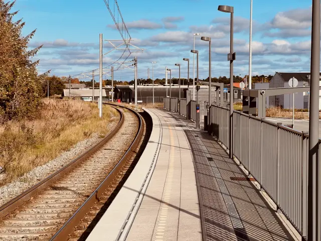 Billede af Hessel Letbanestation.