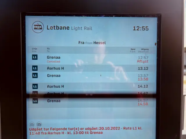Billede af Hessel Letbanestation.