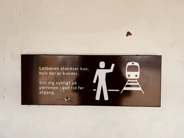 Billede af Kolind Letbanestation.