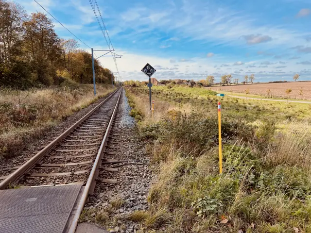 Billede af Homå Trinbræt - Trinbræt er nedrevet, men Homå Trinbræt har ligget her.